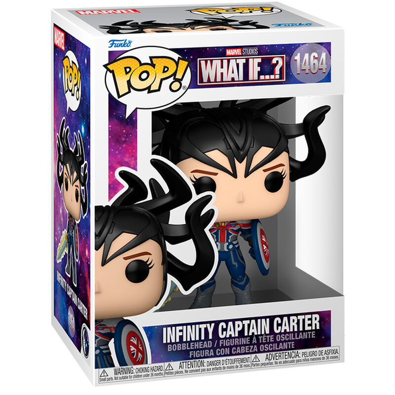 Figura Pop Marvel What If Infinity Captain Carter