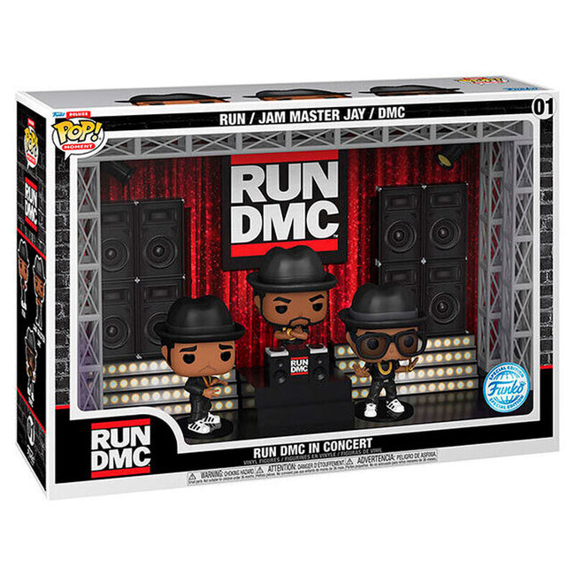 Figura Pop Moments Deluxe Run Dmc In Concert Exclusive Hover Image