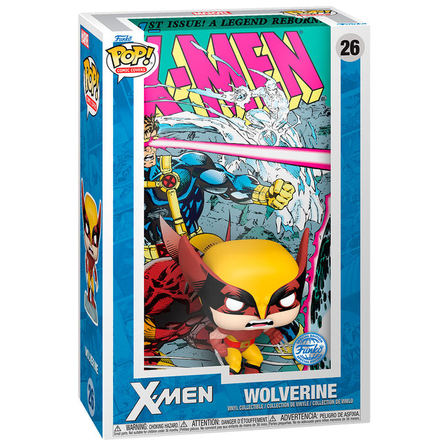 Figura Pop Comic Cover Marvel X-Men Wolverine Exclusive Hover Image