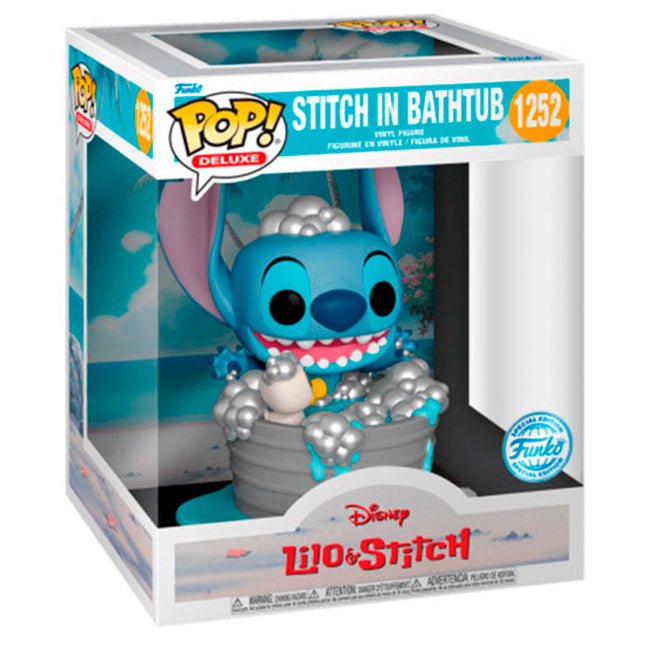 Figura Pop Disney Lilo & Stitch Stitch In Bathtub Exclusiv Hover Image