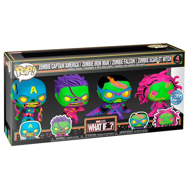 Blister 4 Figuras Pop Marvel What If...? Exclusive 2 Unidade Hover Image