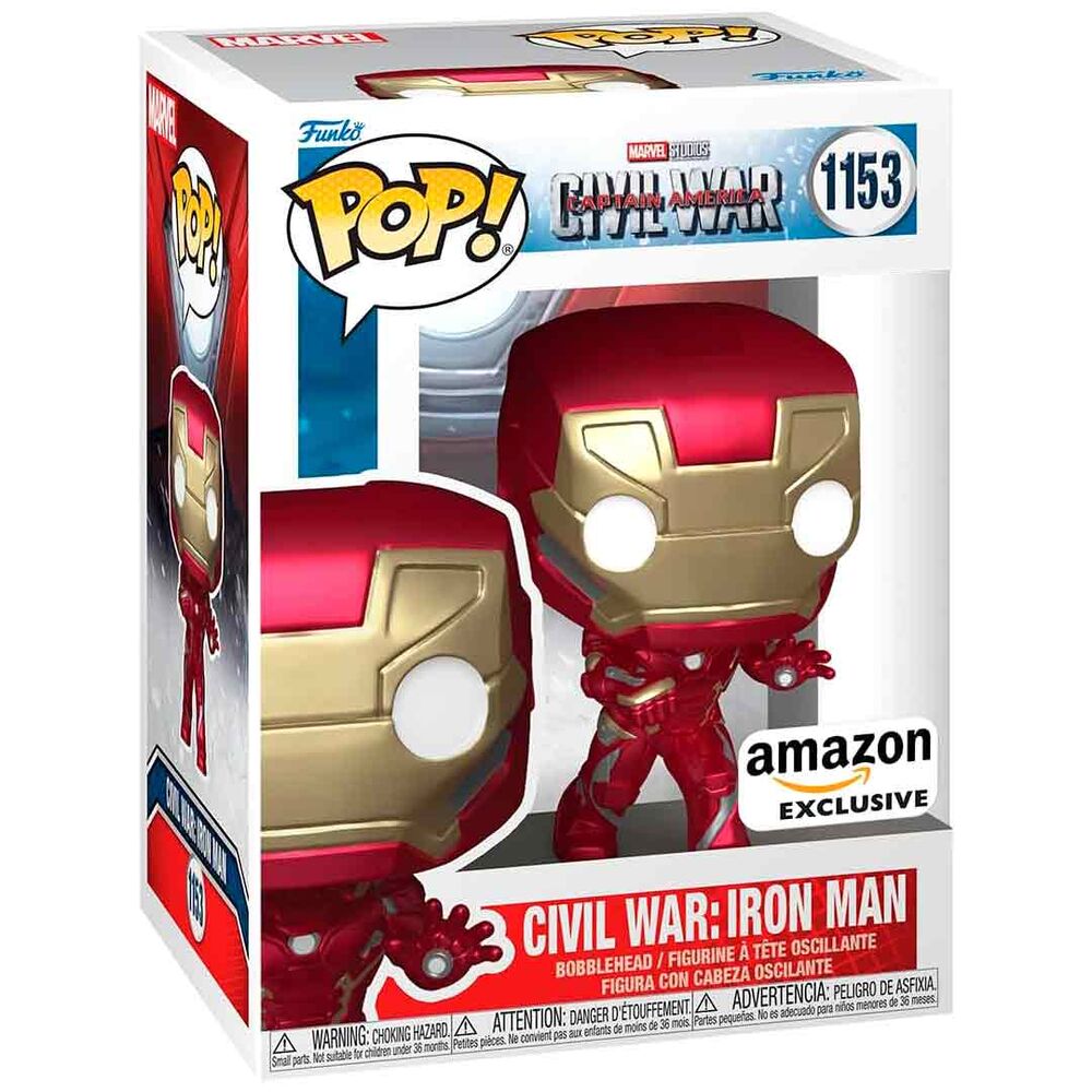 Figura Pop Marvel Civil War Captain America - Civil War Iron