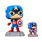 Funko Pop Marvel A60 - Comic Capitan America Con Pin
