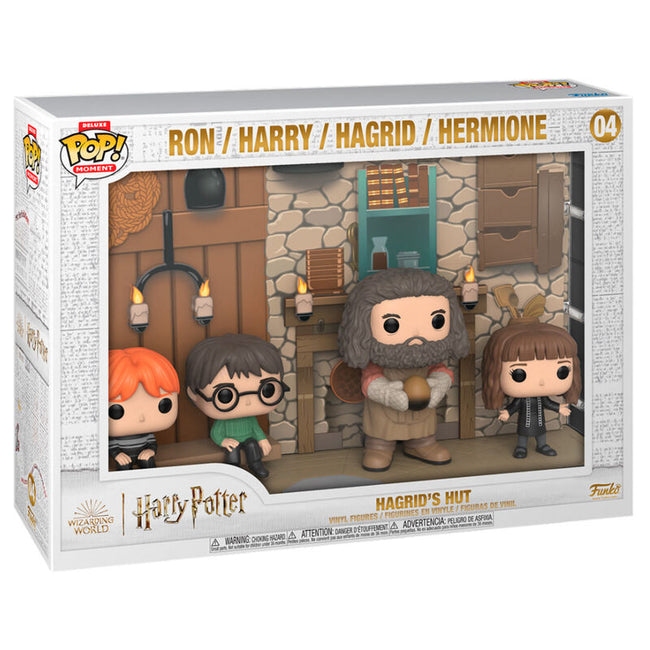Figura Pop Moments Deluxe Harry Potter Hagrids Hut Hover Image