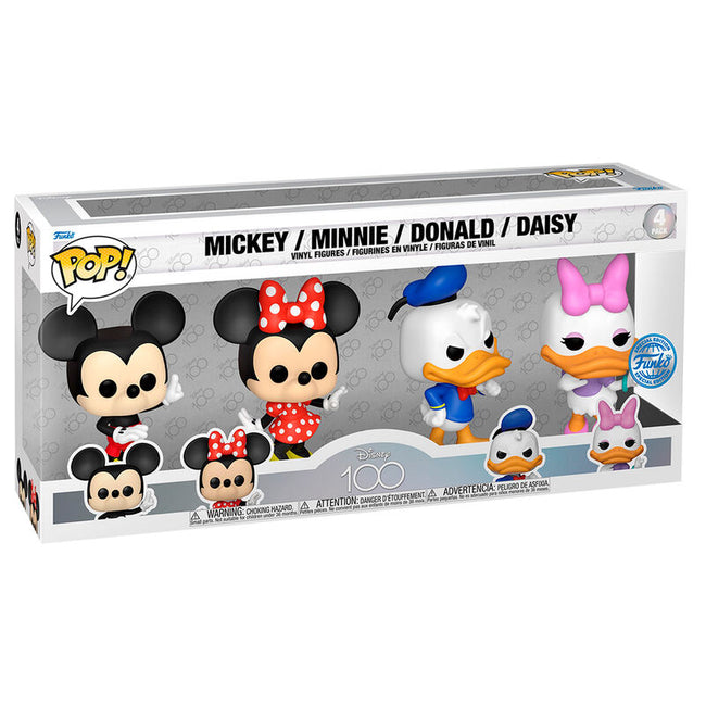 Blister 4 Figuras Pop Disney 100Th Anniversary Disney Classi Hover Image