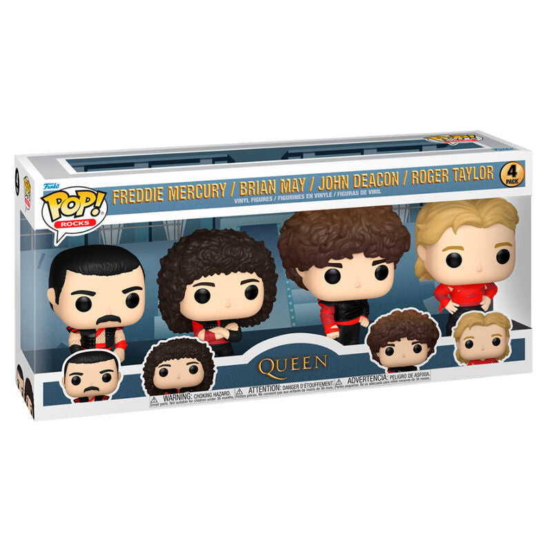 Blister 4 Figuras Pop Queen