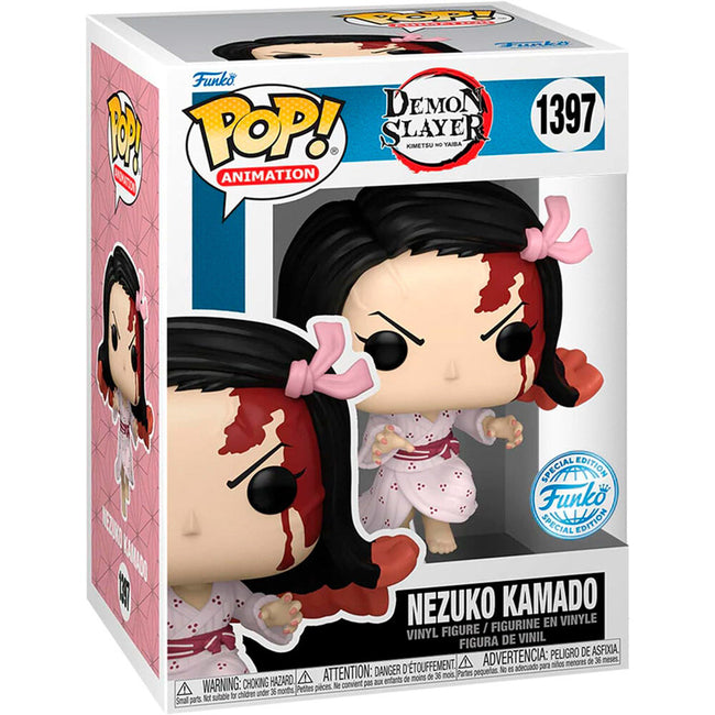 Figura Pop Demon Slayer Kimetsu No Yaiba Nezuko Kamado Exclu Hover Image