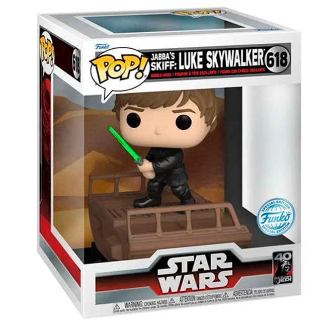 Figura Pop Deluxe Star Wars Luke Skywalker Exclusive Hover Image