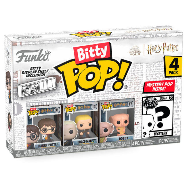 Blister 4 Figuras Bitty Pop Harry Potter - Harry Potter Hover Image