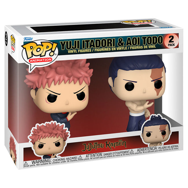 Blister 2 Figuras Pop Jujutsu Kaisen Yuji Itadori & Aoi Todo Hover Image