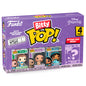 Blister 4 Figuras Bitty Pop Disney Princesas Bella
