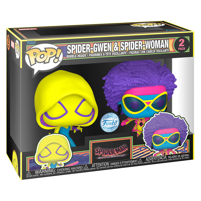 Blister 2 Figuras Pop Spider-Man Spider-Gwen & Spider-Woman Hover Image