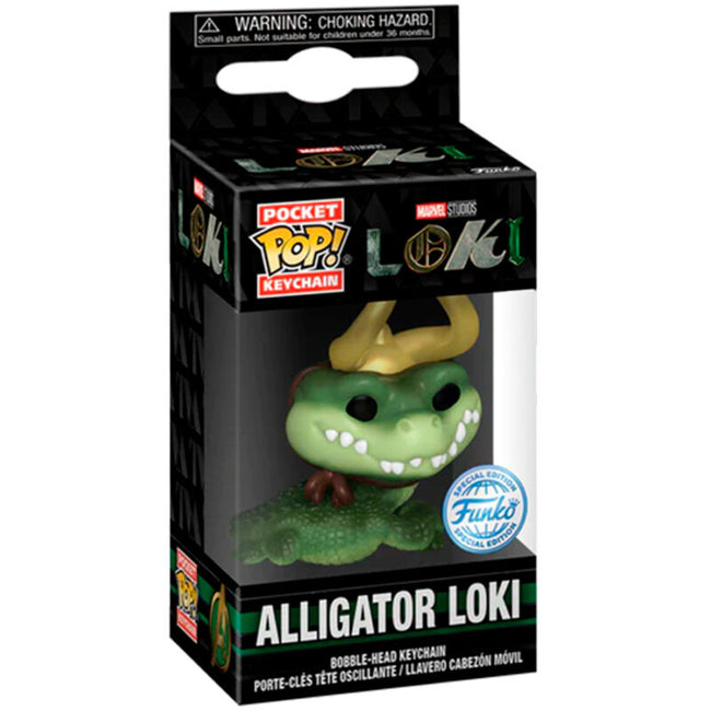 Llavero Pocket Pop Marvel Loki Alligator Loki Hover Image