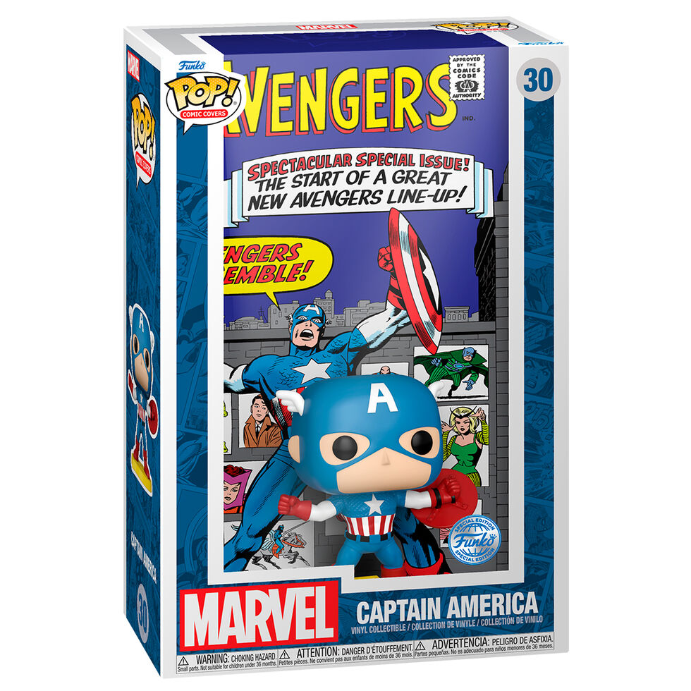 Figura Pop Comic Cover Marvel Los Vengadores Avengers Capita
