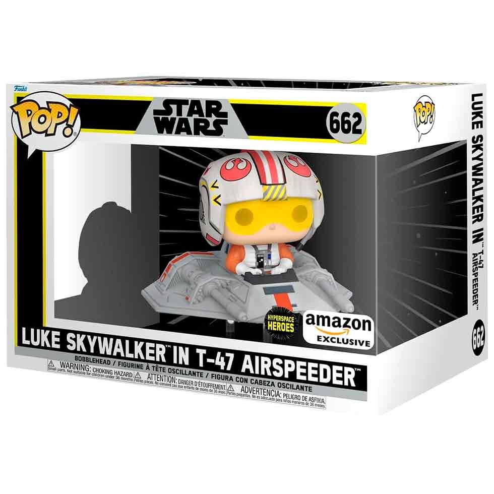 Figura Pop Rides Star Wars Luke Skywalker In T-47 Airspeeder