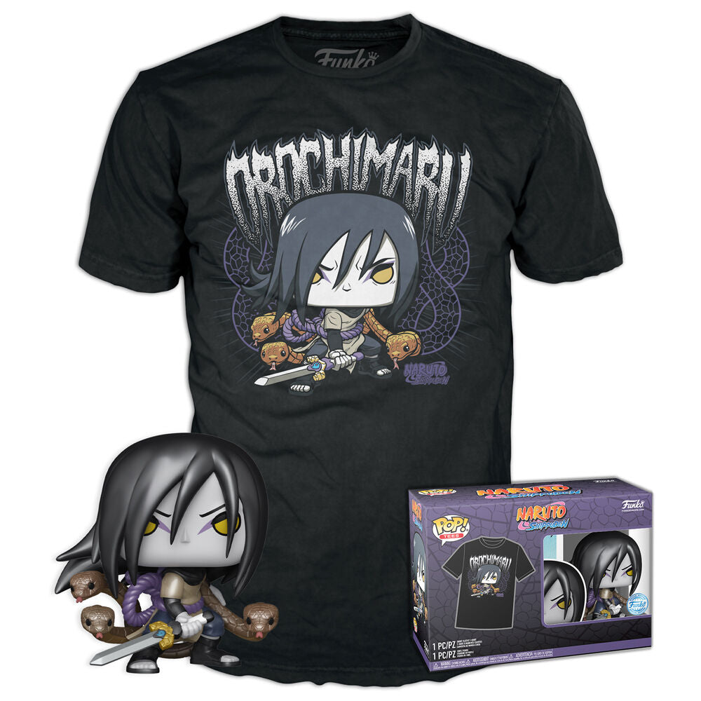 Set Figura Pop & Tee Naruto Shippuden Orochimaru