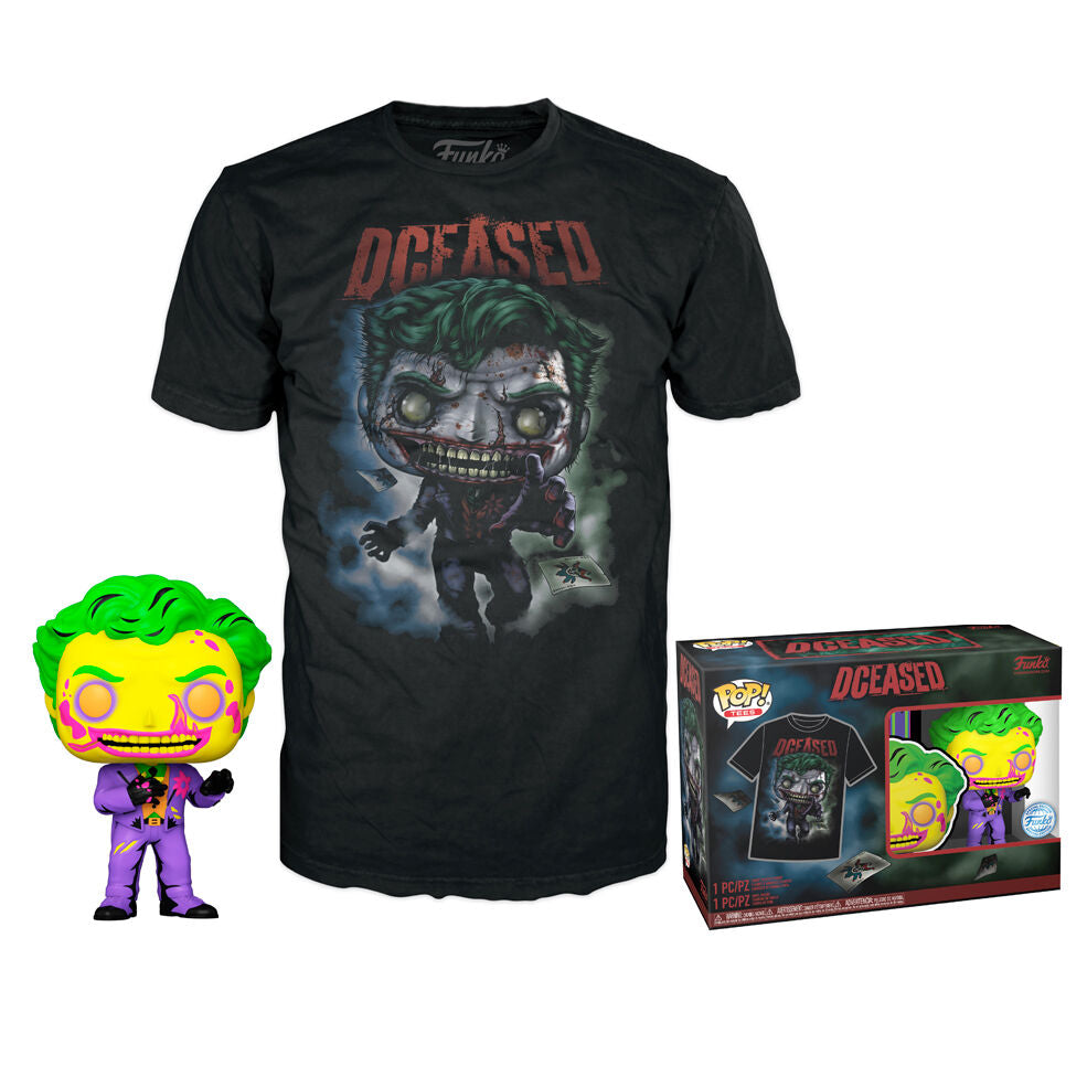 Set Figura Pop & Tee Dc Comics Joker