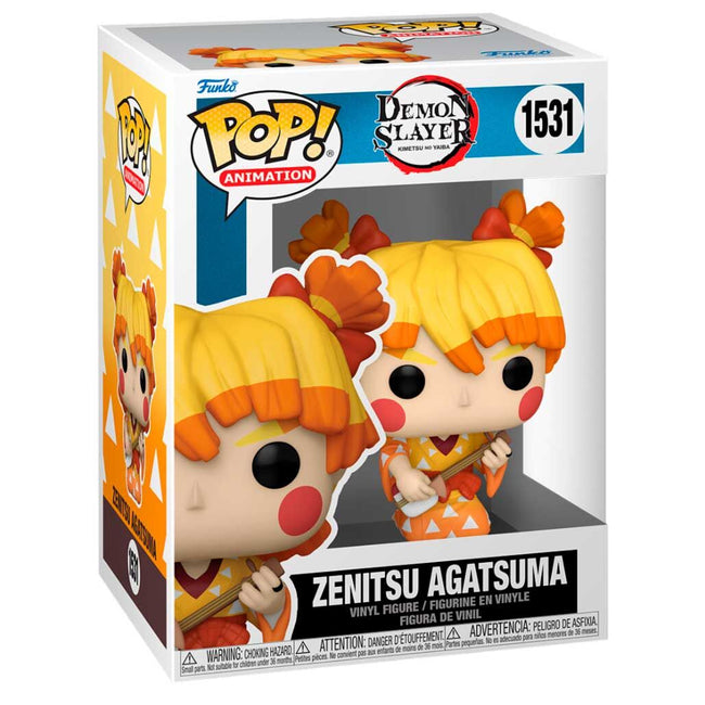Figura Pop Demon Slayer Kimetsu No Yaiba Zenitsu Agatsuma Hover Image