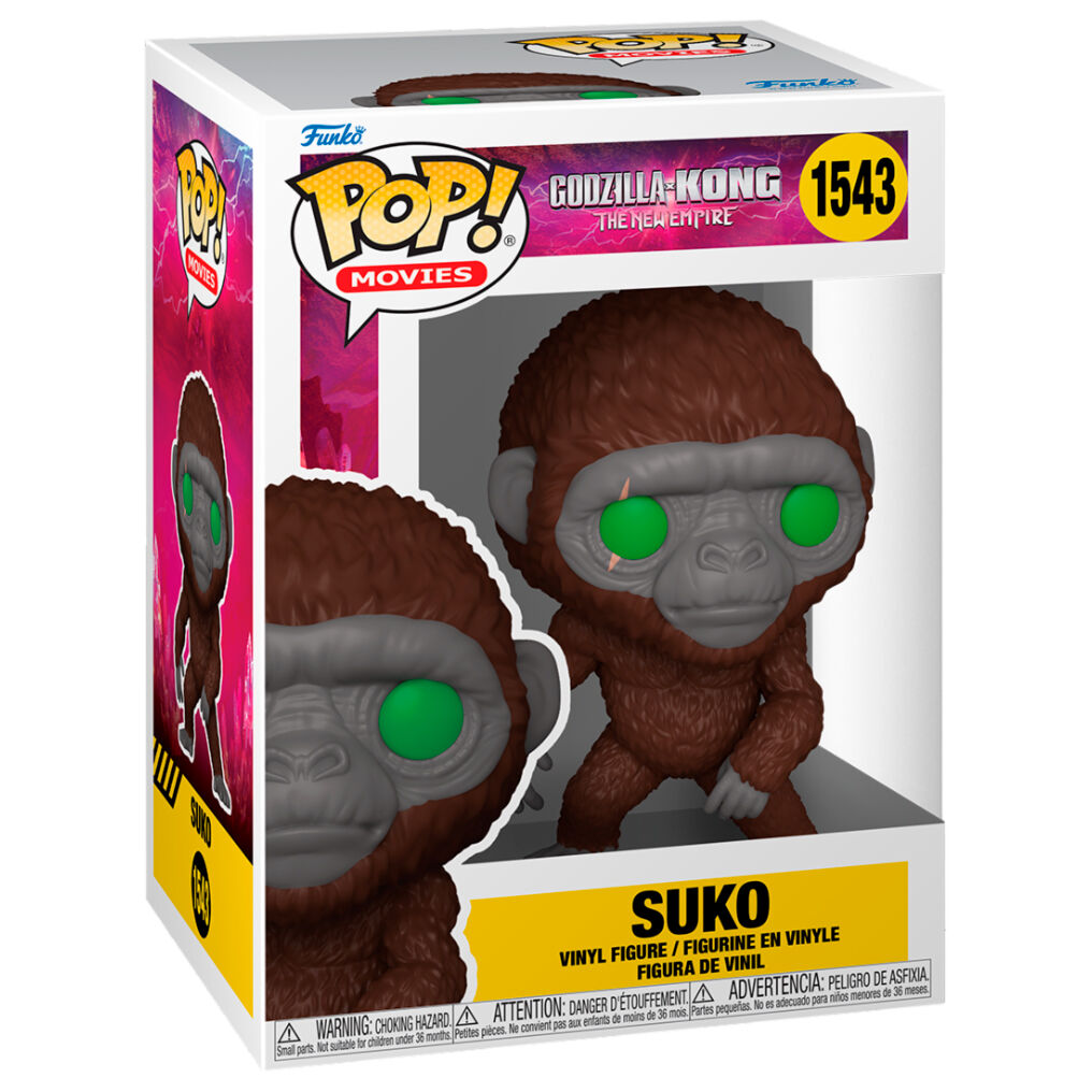 Figura Pop Godzilla Y Kong El Nuevo Imperio Suko