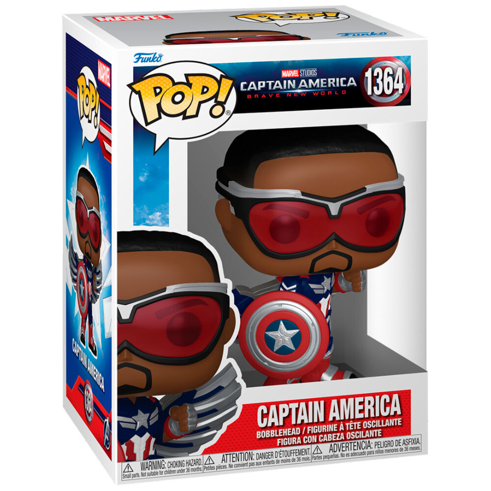 Figura Pop Marvel Capitan America Brave New World Capitan Am