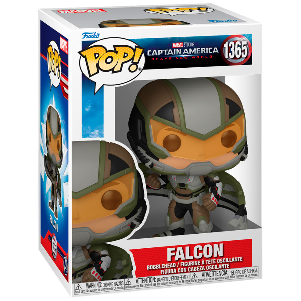 Figura Pop Marvel Capitan America Brave New World Falcon