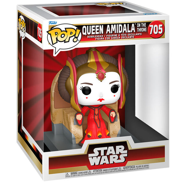 Figura Pop Deluxe Star Wars Queen Amidala On The Throne Hover Image