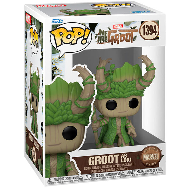 Figura Pop Marvel We Are Groot - Groot As Loki Hover Image