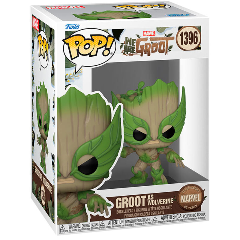 Figura Pop Marvel We Are Groot - Groot As Wolverine
