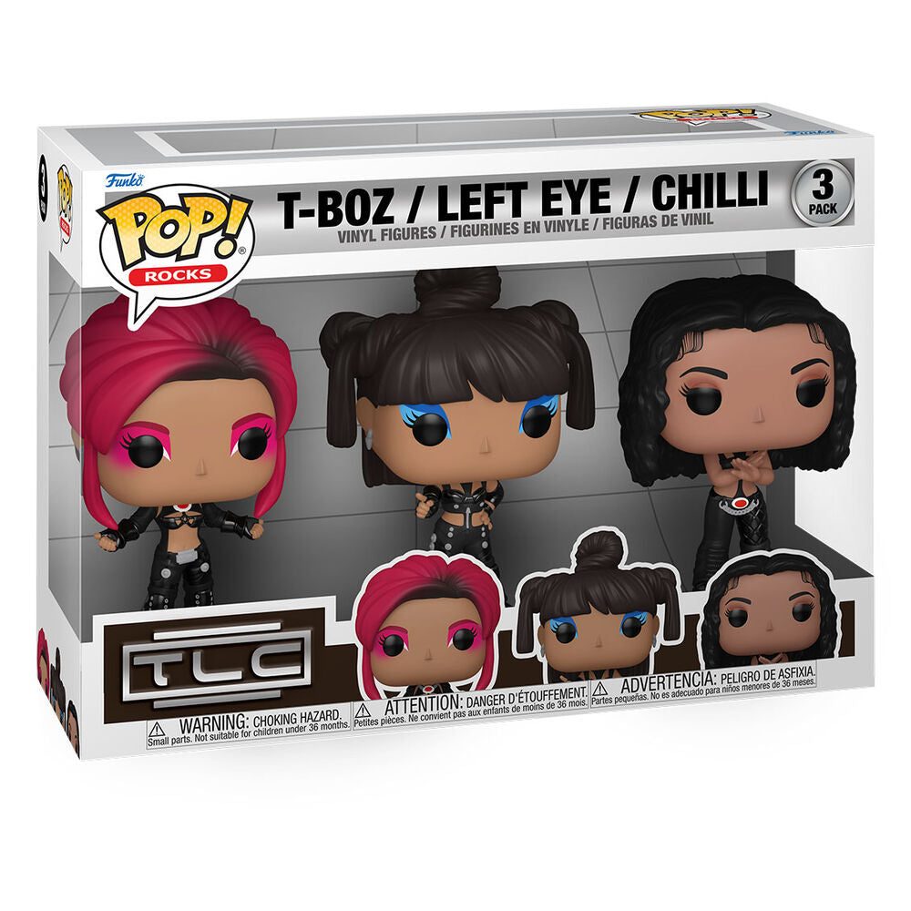 Blister 3 Figuras Pop Rocks Tlc