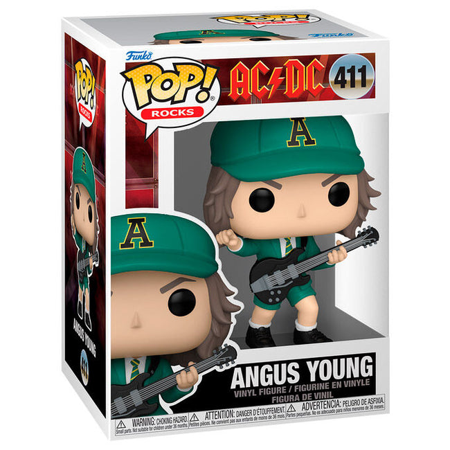 Figura Pop Ac/Dc Angus Young Green Hover Image