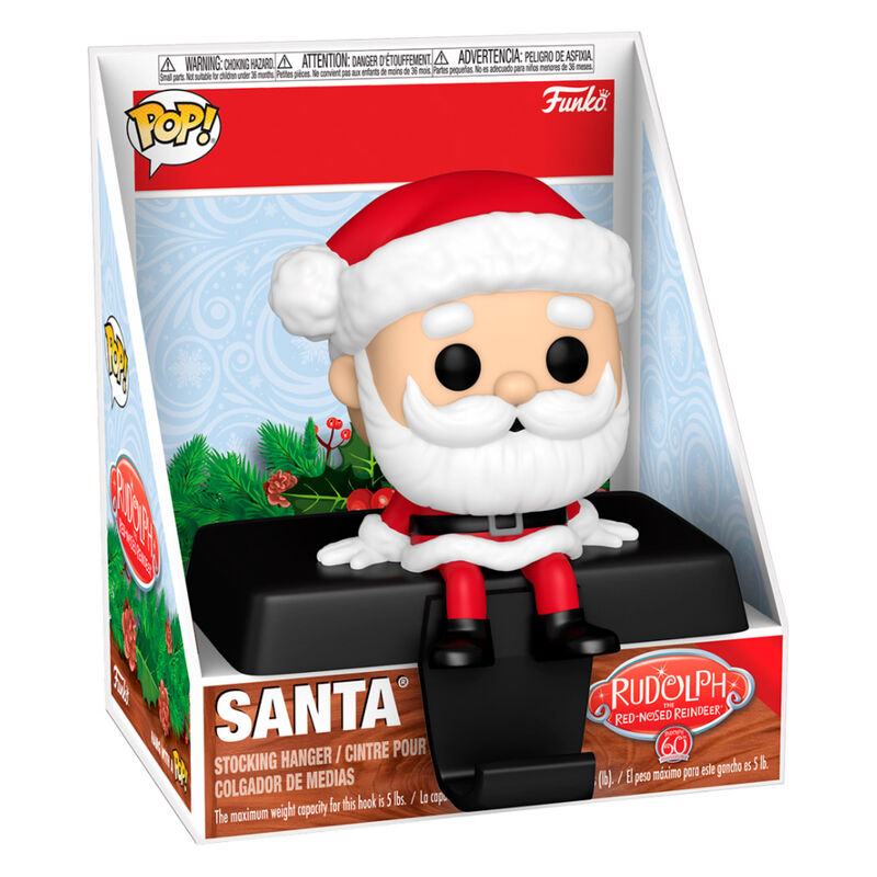 Figura Pop Edge-Sitter Rudolph The Red-Nosed Reindeer Santa