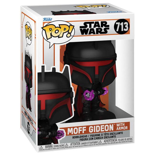 Figura Pop Star Wars The Mandalorian Moff Gideon With Armor Hover Image