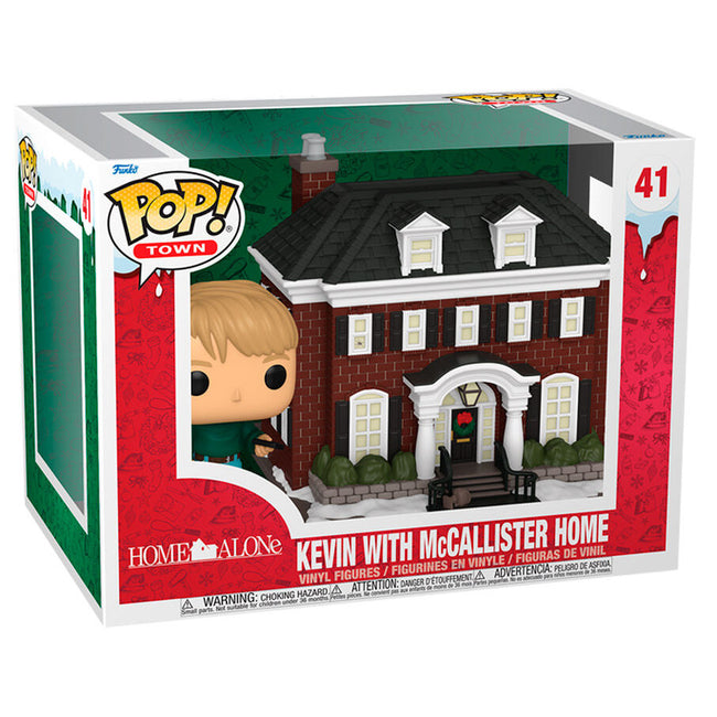 Figura Pop Town Home Alone Kevin With Mccallister Home Hover Image