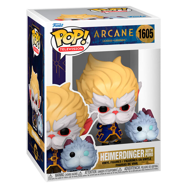 Figura Pop League Legends Arcane Heimerdinger With Poro Hover Image