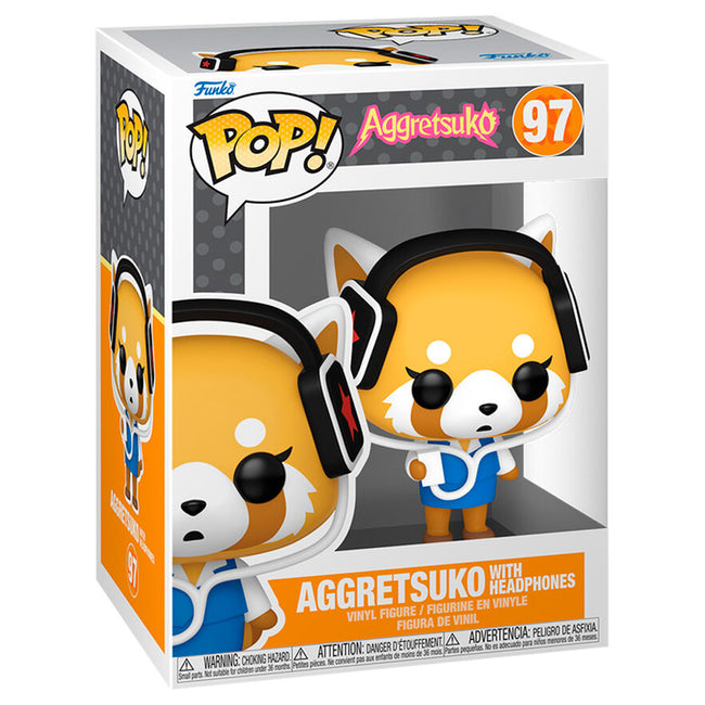 Figura Pop Aggretsuko - Aggretsuko With Headphones Hover Image