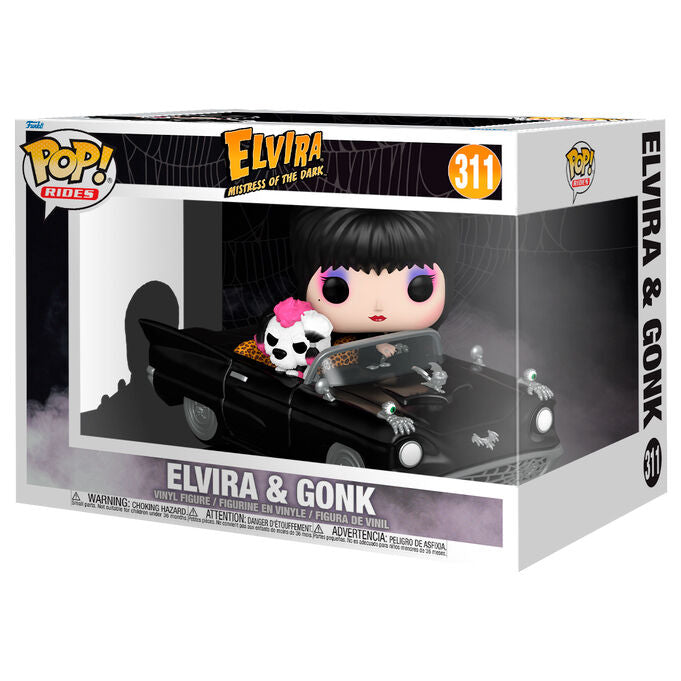 Figura Pop Rides Deluxe Elvira Mistress Of The Dark Elvira &