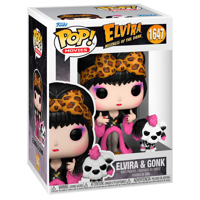 Figura Pop Elvira Mistress Of The Dark Elvira & Gonk