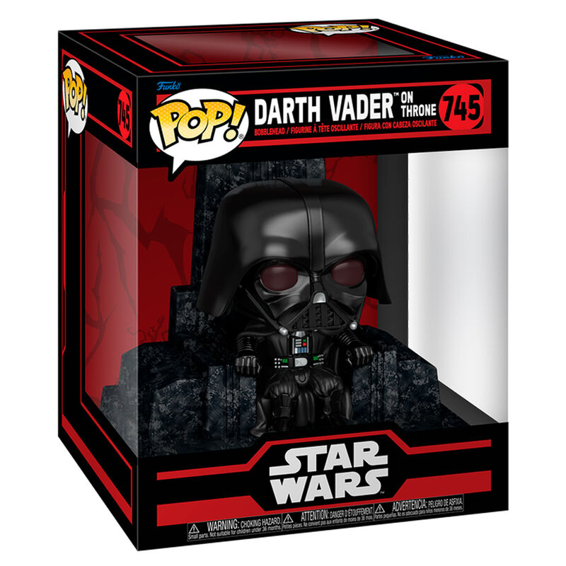 Figura Pop Deluxe Star Wars Darth Vader On Throne