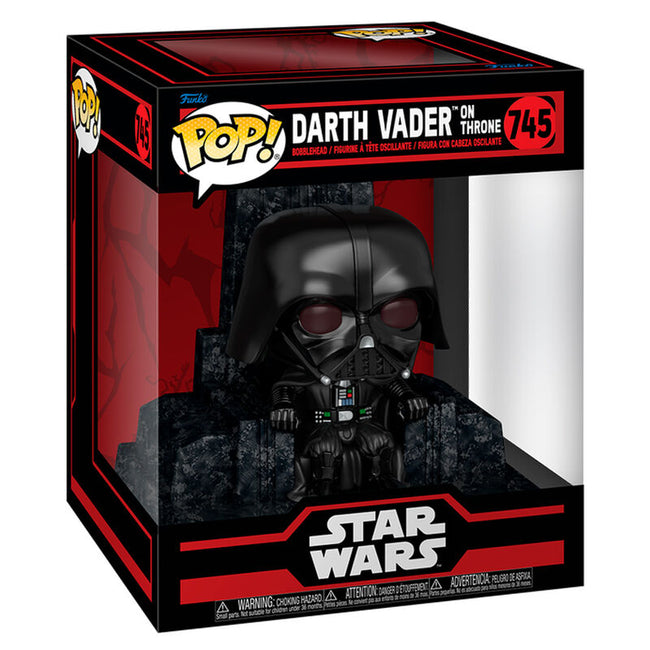 Figura Pop Deluxe Star Wars Darth Vader On Throne Hover Image