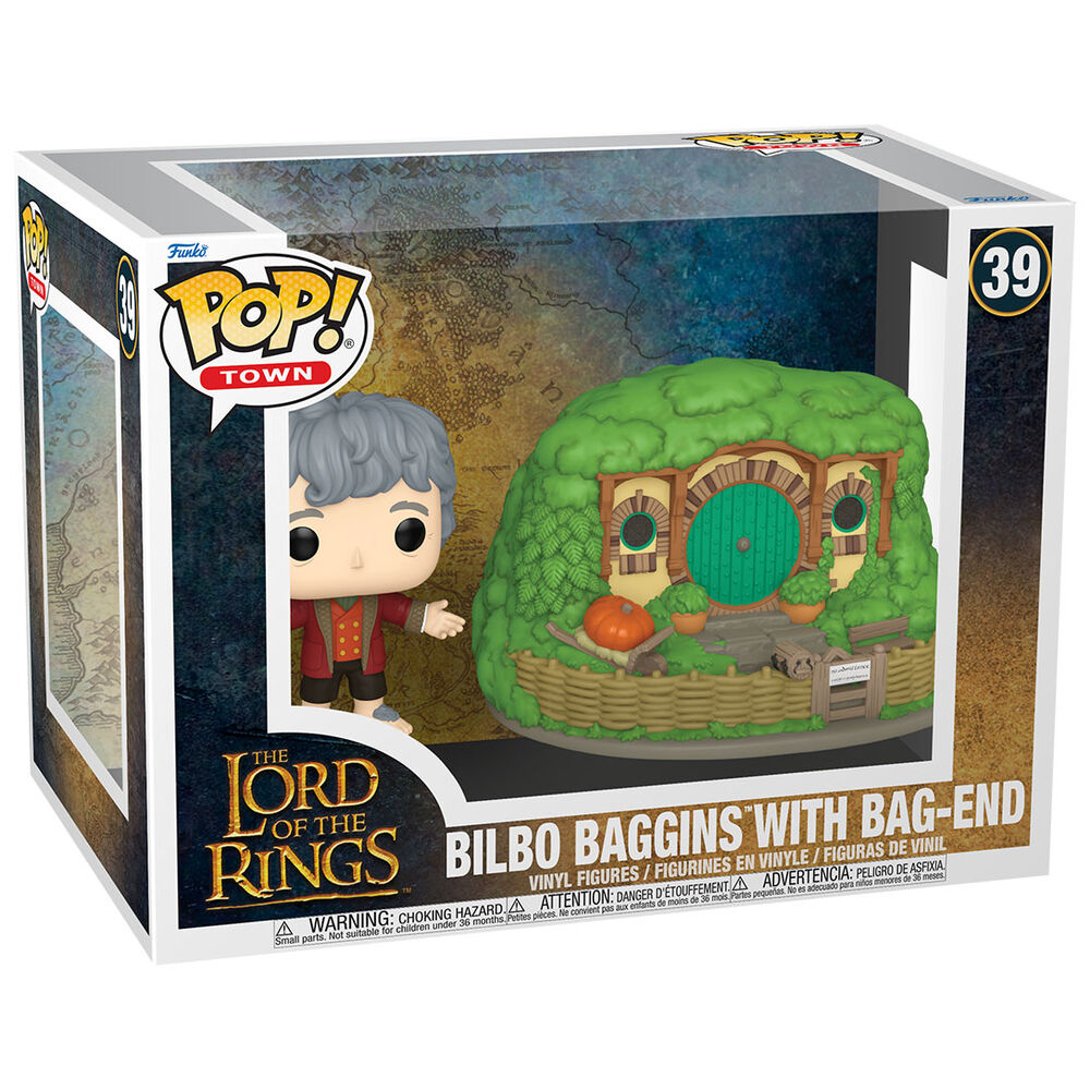 Figura Pop Town El Seor De Los Anillos Bilbo Baggins With B