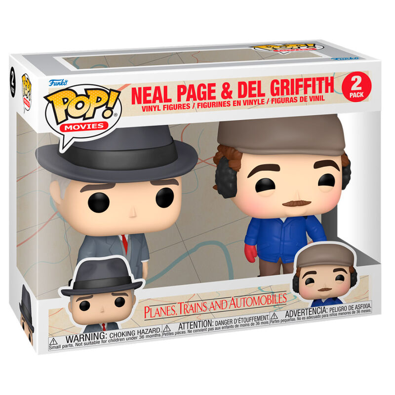 Blister 2 Figuras Pop Planes Trains And Automobiles Neal Pag