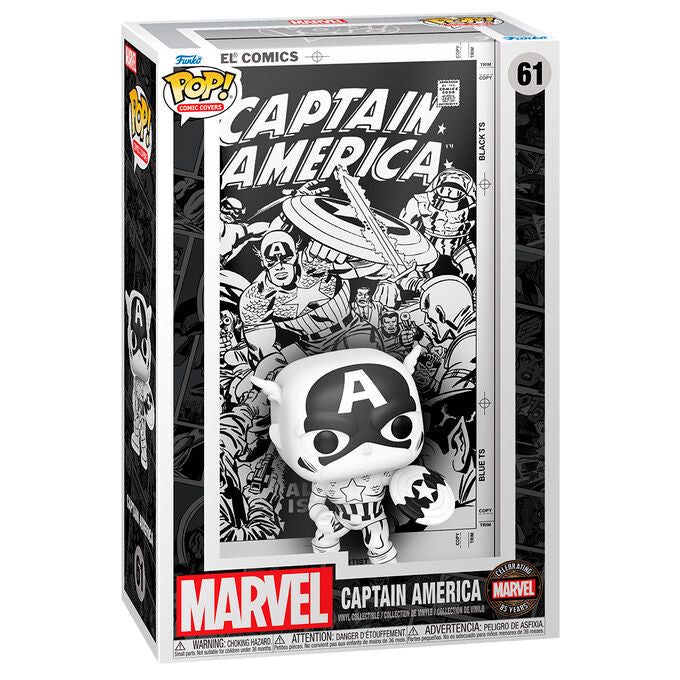 Figura Pop Comic Covers Marvel Captain America