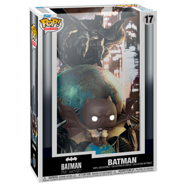 Figura Pop Comic Cover Dc Comics Batman The World Hover Image