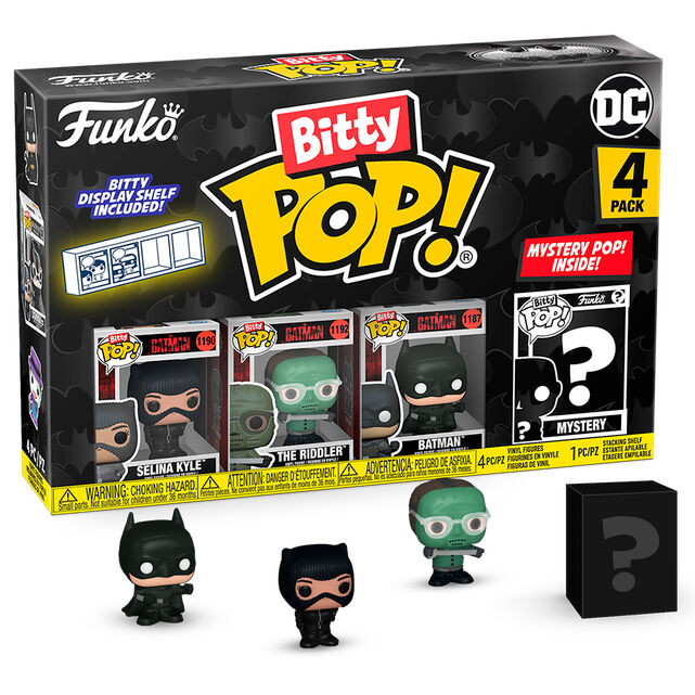 Blister 4 Figuras Bitty Pop Dc Comics Batman 85Th Anniversar