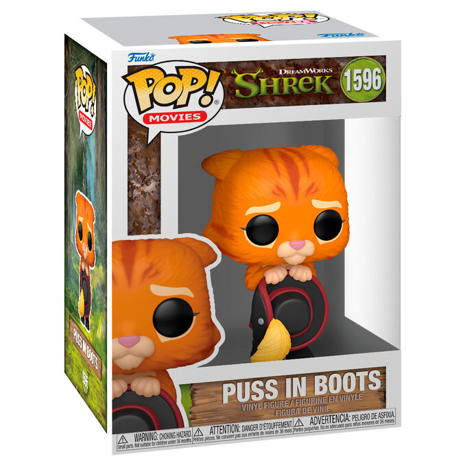 Figura Pop Shrek Gato Con Botas Shrek