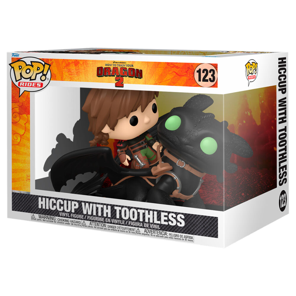 Figura Pop Rides Deluxe Como Entrenar A Tu Dragon 2 Hiccup W
