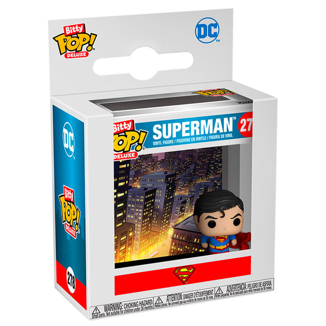 Figura Bitty Pop Deluxe Dc Comics Superman Hover Image