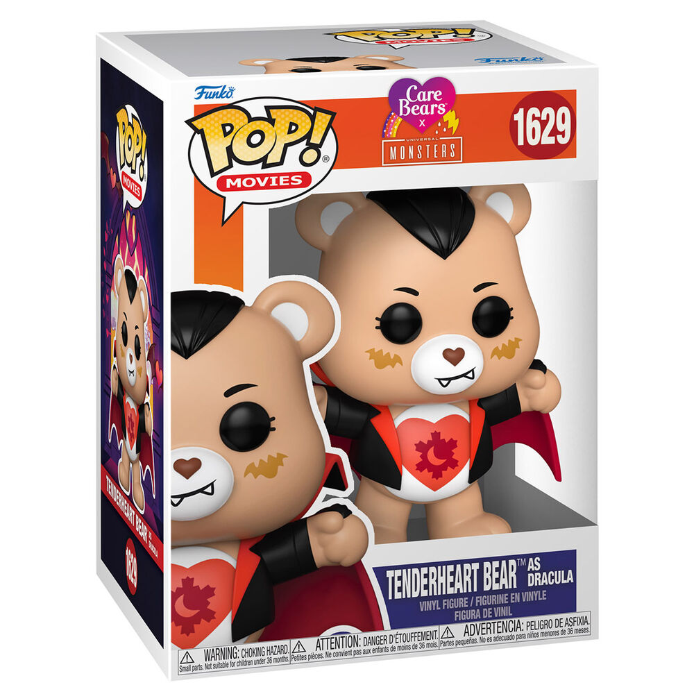 Figura Pop Care Bears X Monsters Tender Heart Bear As Dracul