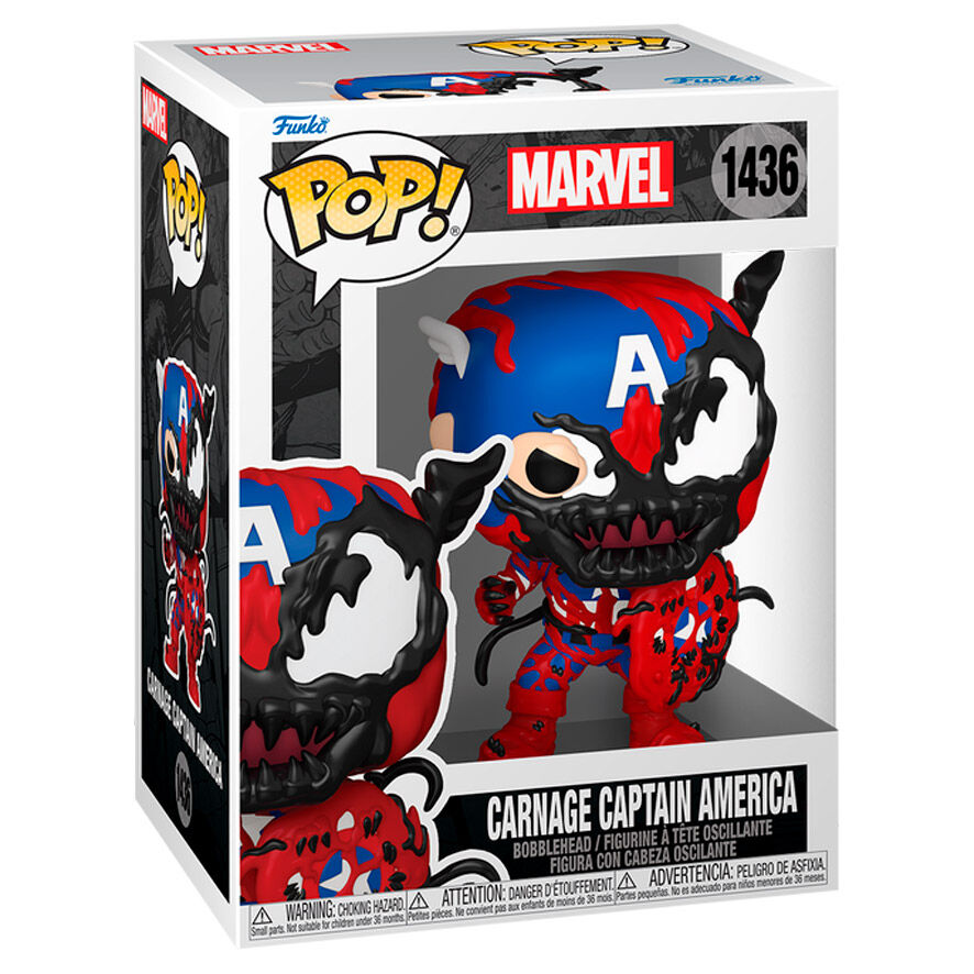 Figura Pop Marvel Carnage Capitan America