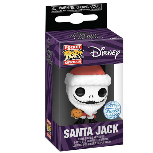 Llavero Pocket Pop Disney Pesadilla Antes De Navidad Santa J Hover Image